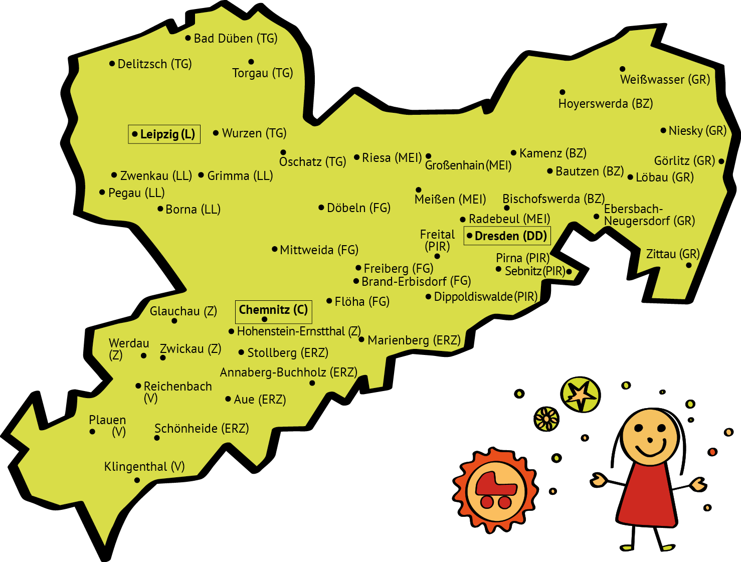 Beratungsstellen in Sachsen – Familienstärken